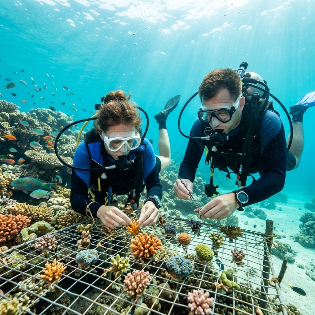 Coral Planting Conservation