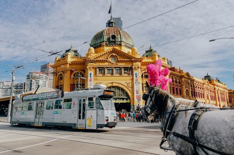 Melbourne city view — destination of the Ho Chi Minh City (SGN) to Melbourne (MEL) route