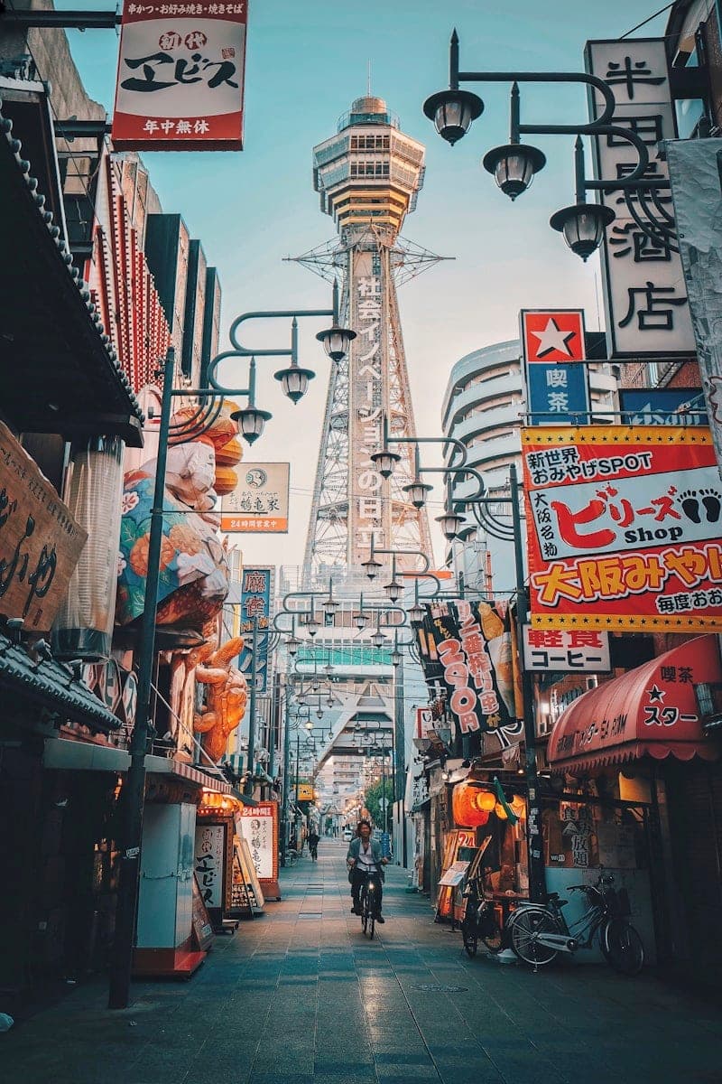 Osaka cityscape — the arrival city for flights from Ho Chi Minh City to Kansai (KIX)